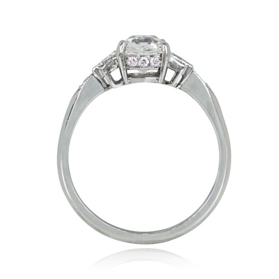 1.10ct GIA-Certified Cushion Cut Diamond Ring, Ci… - image 4