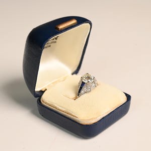 Sale - Upgrade Engagement Ring. Antique 1.85center-ct Old European Cut Diamond Engagement Ring, Circa 1920. Handcrafted in Platinum Ring.