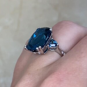 Trilliant Topaz Ring