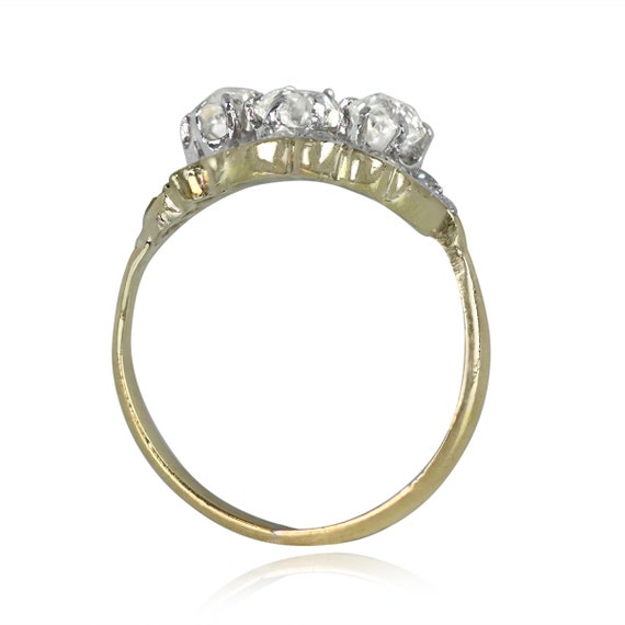 Antique Art Nouveau 0.90ct Diamond Engagement Rin… - image 4