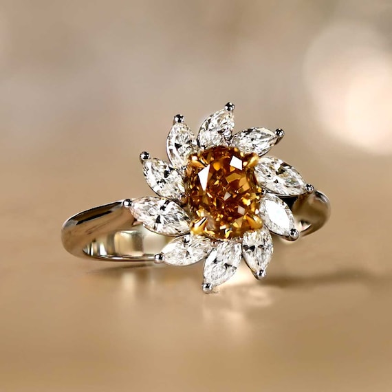 Fancy Brown Diamond Engagement Rings – mondi.nyc