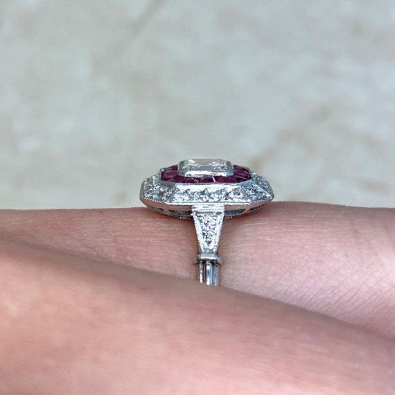 Sale - 0.50ct Asscher Cut Diamond Engagement Ring… - image 7