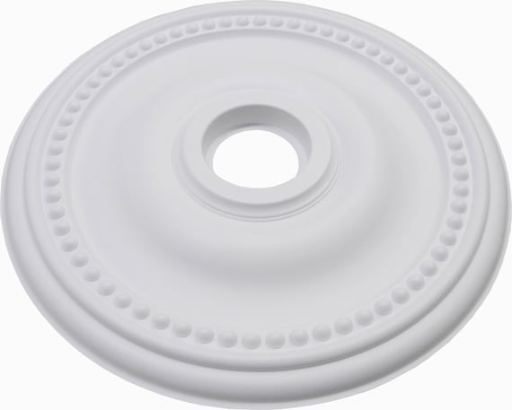 24 White Henta Plano Ii Ceiling Medallion Paintable Abs Etsy