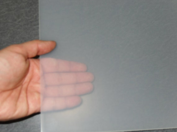 2 Flexible Lightweight Translucent LDPE Polyethylene Plastic Sheet 24 X 24  X 1/30 0.030 for Stencil 