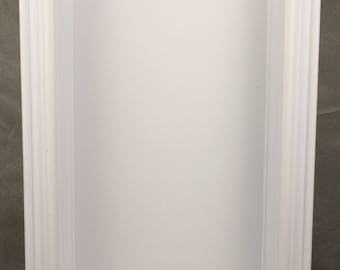 Henta Brava II Wall Niche 34" x 20" Recessed DIY Paintable ABS Statue Display