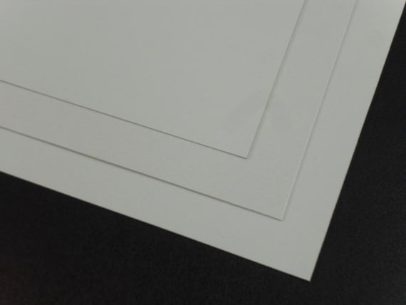 WHITE POLYETHYLENE LDPE PLASTIC SHEETS 0.060/" X 12/" X 12/" VACUUM FORMING