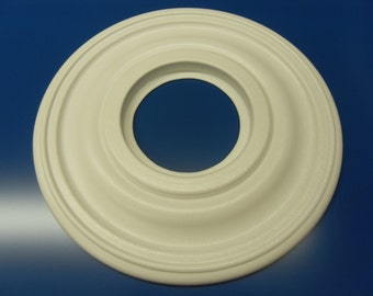 11.5" Mini-Plano Ceiling Medallion DIY Paintable ABS Plastic Fan Lighting Fixture Decor