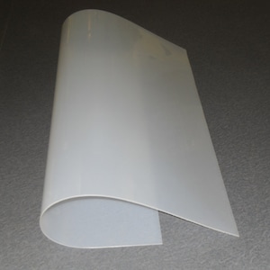 2 Flexible Lightweight Translucent LDPE Polyethylene Plastic Sheet 24 x 24 x 1/30&quot; (0.030&quot;) for Stencil