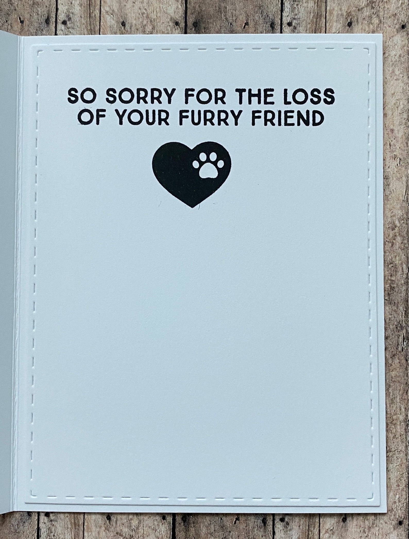 Boxer Sympathy Card, Boxer Dog, Dog Sympathy Card, Pet Loss Card, Best Friends Will Always Be