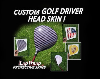 Grafica personalizzata per decalcomania per driver da mazza da golf, personalizzata per decalcomania per driver da mazza da golf, adatta a qualsiasi testa di driver, regalo per golfista, lui, lei, compleanno, divertimento