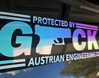 Adesivo olografico in vinile per possessori di armi da fuoco - Adesivo 2A