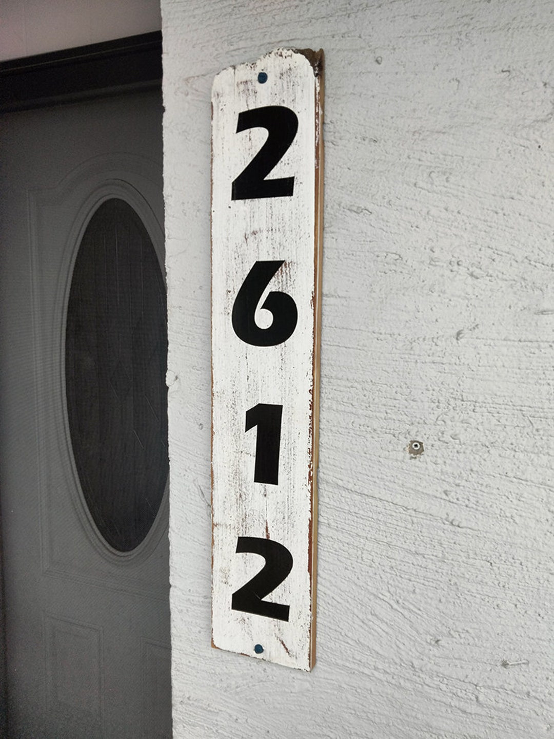 Rustic Barn Wood House Numbers, Home Decor, Unique Home Address Sign ...