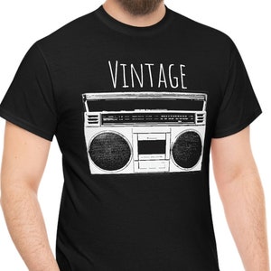 Boombox Shirt, Vintage Radio Shirt, Retro 1980&#39;s Shirt, Boom Box Shirt, Jambox Shirt, Jam Box Shirt, Fun Jambox Shirt, Heavy Cotton