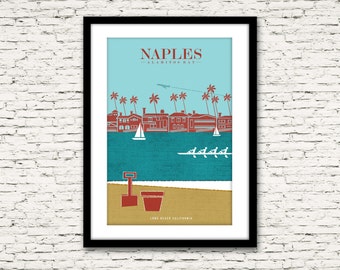 Long Beach Series Naples Alamitos Bay Print or Canvas