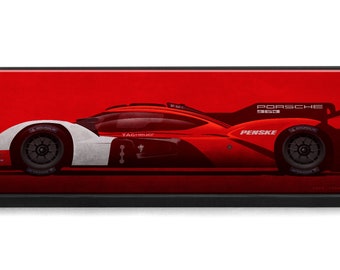 Limited Edition Porsche Poster Series 9 Porsche 963 on Canvas and Prints