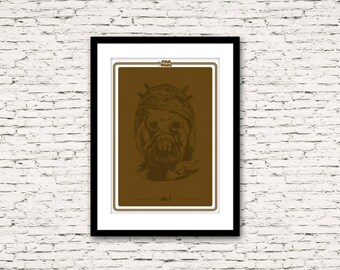 Star Wars Poster Series Tusken Raider Print or Canvas