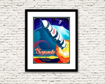 El Segundo California Aerospace Print or Canvas