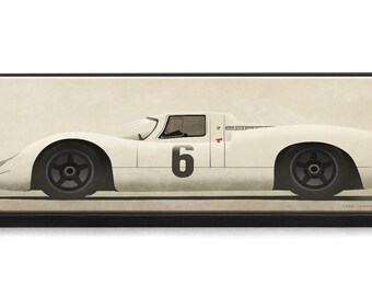Edition limitée Porsche Poster Series 1 Porsche 908 sur toile et impressions