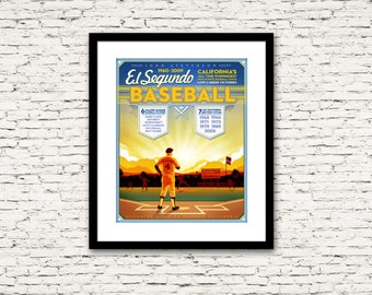 El Segundo Baseball John Stevenson Impression ou toile