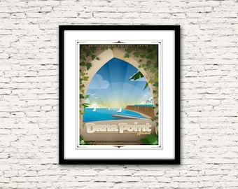 Dana Point Arches Orange County, California Coastline Print or Canvas