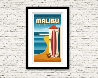 Malibu California Print