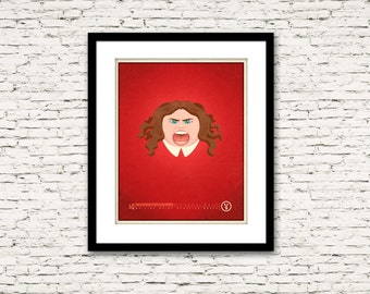 Golden Ticket Series Veruca Salt Charlie and the Chocolate Factory Print or Canvas