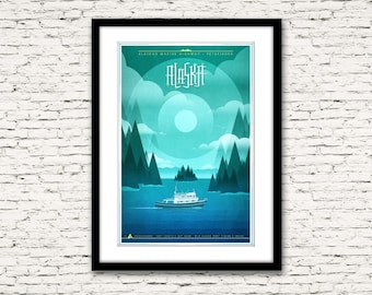 Alaska Marine Highway Print or Canvas