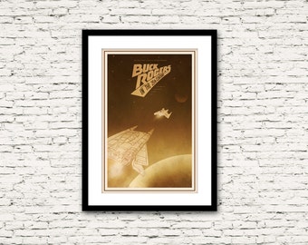 The Buck Rodgers in the 25th Century Poster 70's and 80's Sci Fi Collection Print or Canvas