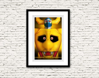 Gaiking Shogun Warrior Poster Collection Print or Canvas