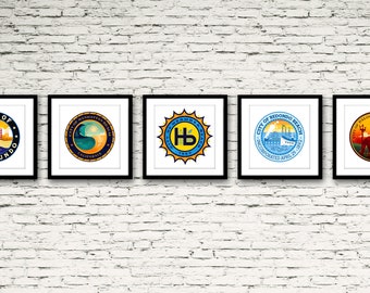 South Bay City Seal Series Unofficial All Cities Seals 5 total