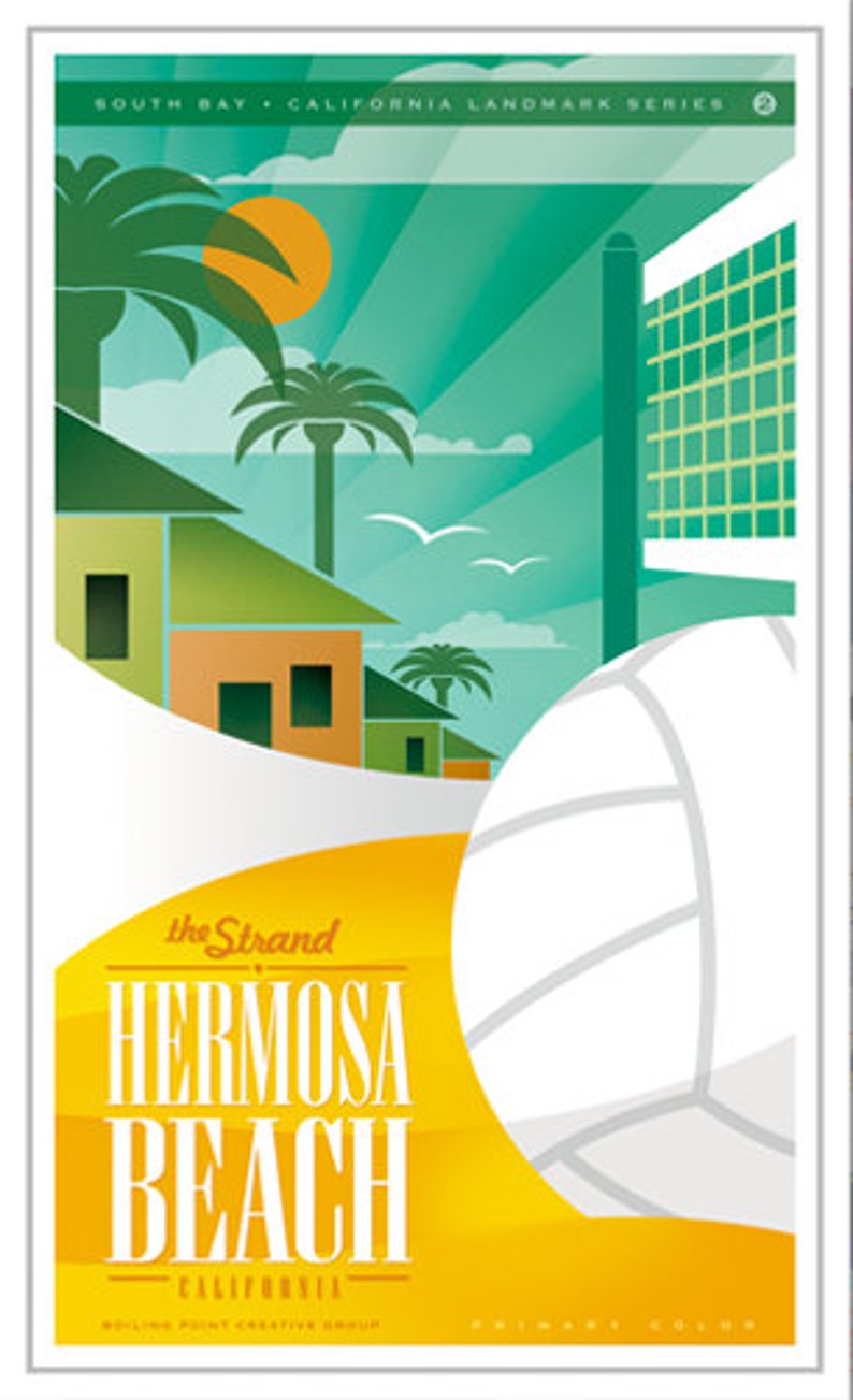 Hermosa Beach California Print - Etsy