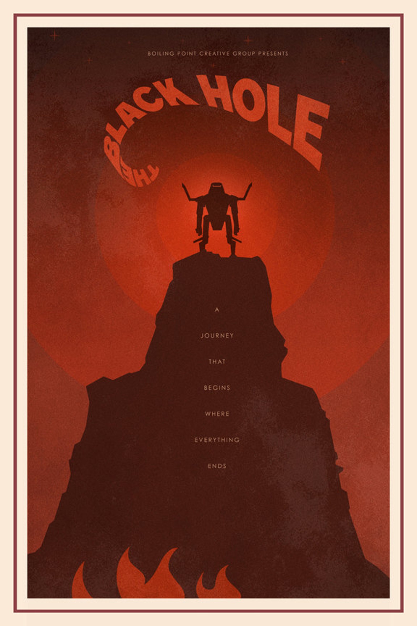 The Black Hole Poster 70's and 80's Sci Fi Collection Etsy