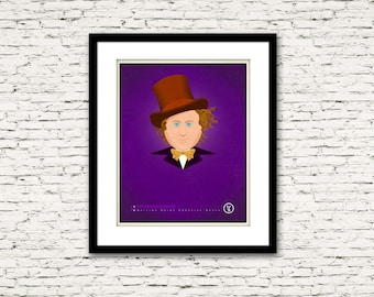 Golden Ticket Series Willy Wonka Charlie and the Chocolate Factory Print or Canvas