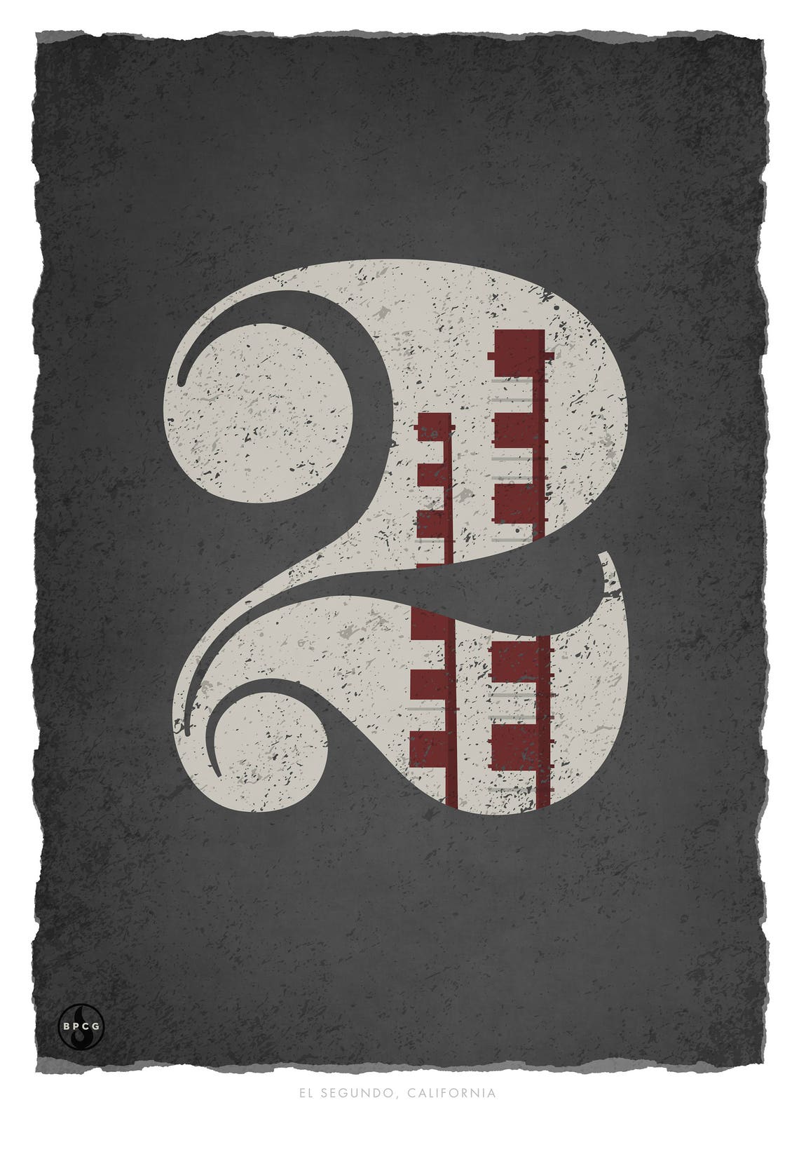 El Segundo California 2 Print or Canvas Etsy