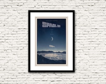The Space:1999 Poster 70's and 80's Sci Fi Collection Print or Canvas