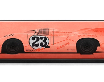 Limited Edition Porsche Poster Series 4 Porsche 917/20 on Canvas and Prints