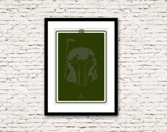 Star Wars Series Boba Fett Impression ou toile
