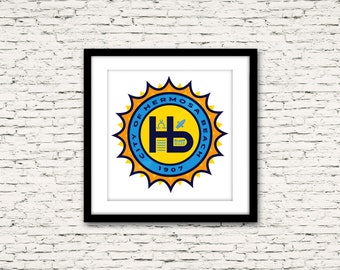 South Bay City Seal Series Unofficial Hermosa Beach City Seal