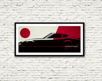 Serie de la nación Japón Datsun 240z 14x30