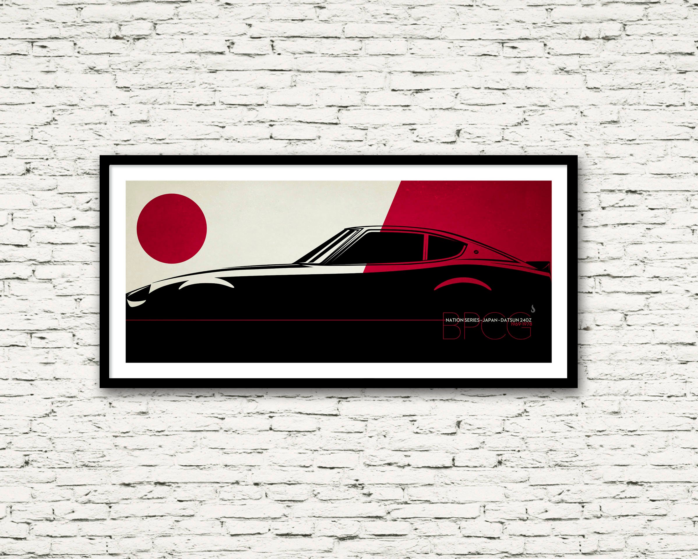 Nation Series Japan Datsun 240z 14x30 - Etsy Israel