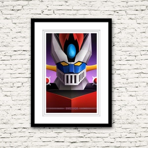 Mazinga Shogun Warrior Poster Collection Print or Canvas