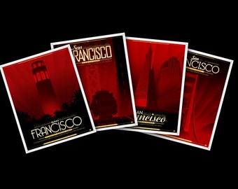 The Streets of San Francisco Series Greeting Cards