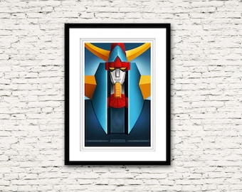 Raydeen Shogun Warrior Poster Collection Print or Canvas