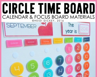 Preschool Calendar Etsy