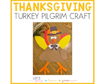 Thanksgiving Turkey Craft | Thanksgiving Unit Study | The First Thanksgiving |  | Unit Study | Homeschool | Pilgrims | Indians | Turkeys