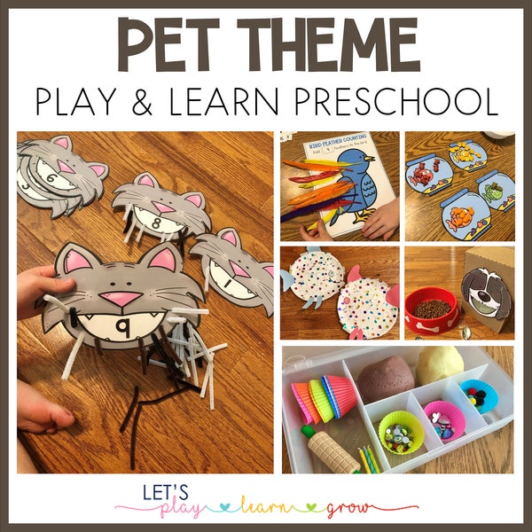 Pet Preschool | Pet Theme | Pet Theme Activities | Pet Preschool Curriculum | Pet Activities | Pet Preschool Theme | Dog Unit | Preschool