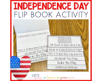 Independence Day Flip Book Activity: Flag Research Report