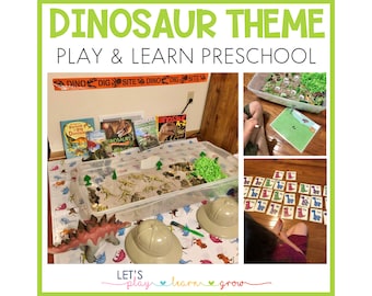 Dinosaur Preschool Unit: Play-Based Learning Activities