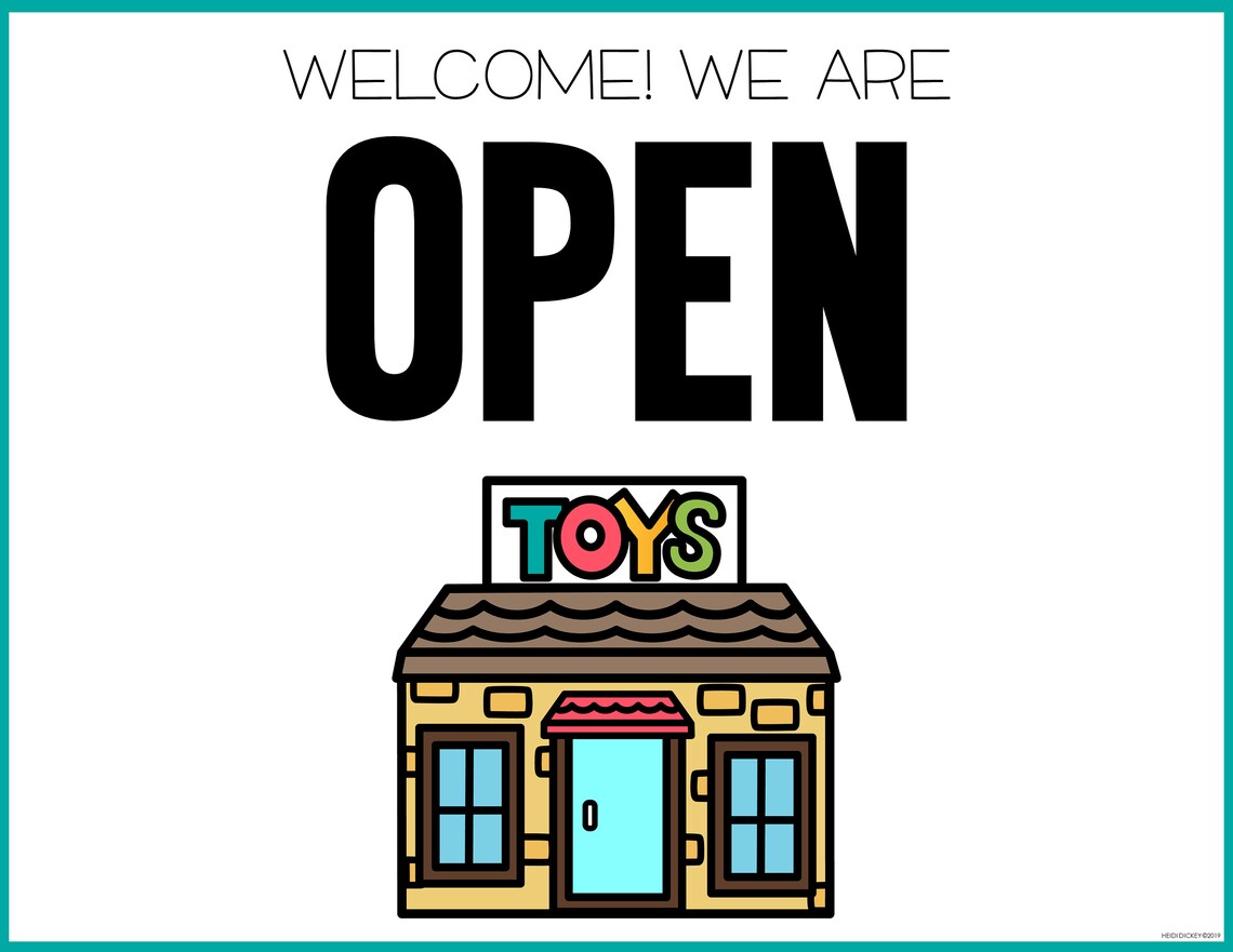 Toy Store Dramatic Play Center Kit: Pretend Play (digital Download) - Etsy