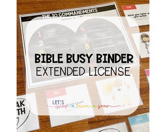 Bible Busy Binder Extended License